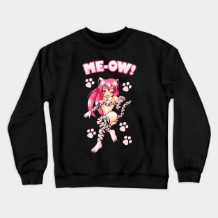 Me-Ow Catgirl Crewneck Sweatshirt